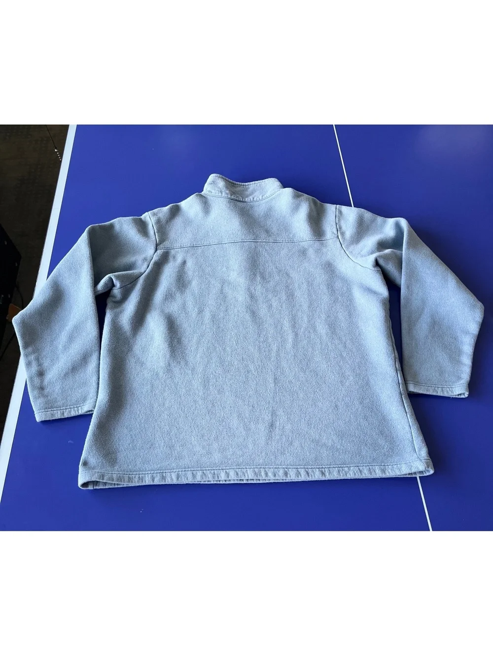 Columbia Light Blue Half-Zip Pullover Sweatshirt Men’s XL